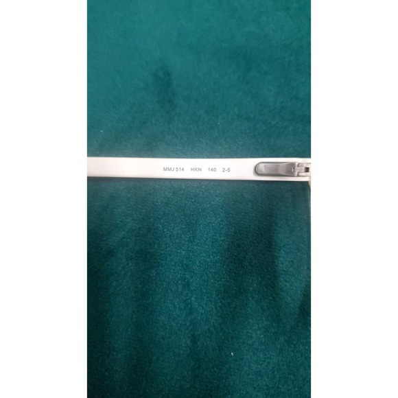 Marc by Marc Jacobs MMJ 514 Eyeglass Frames Clear White 140mm HKN 2-5 Unisex - Picture 2 of 7